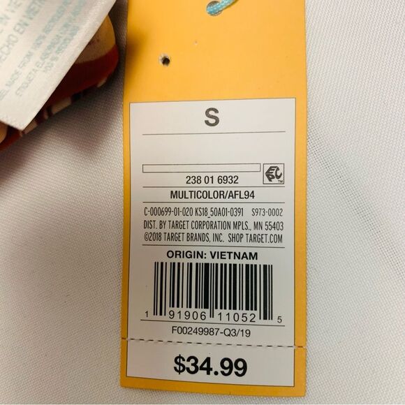 Kona Sol One Piece Swimsuit Tropical Burnt Orange Print - Picture 6 of 10